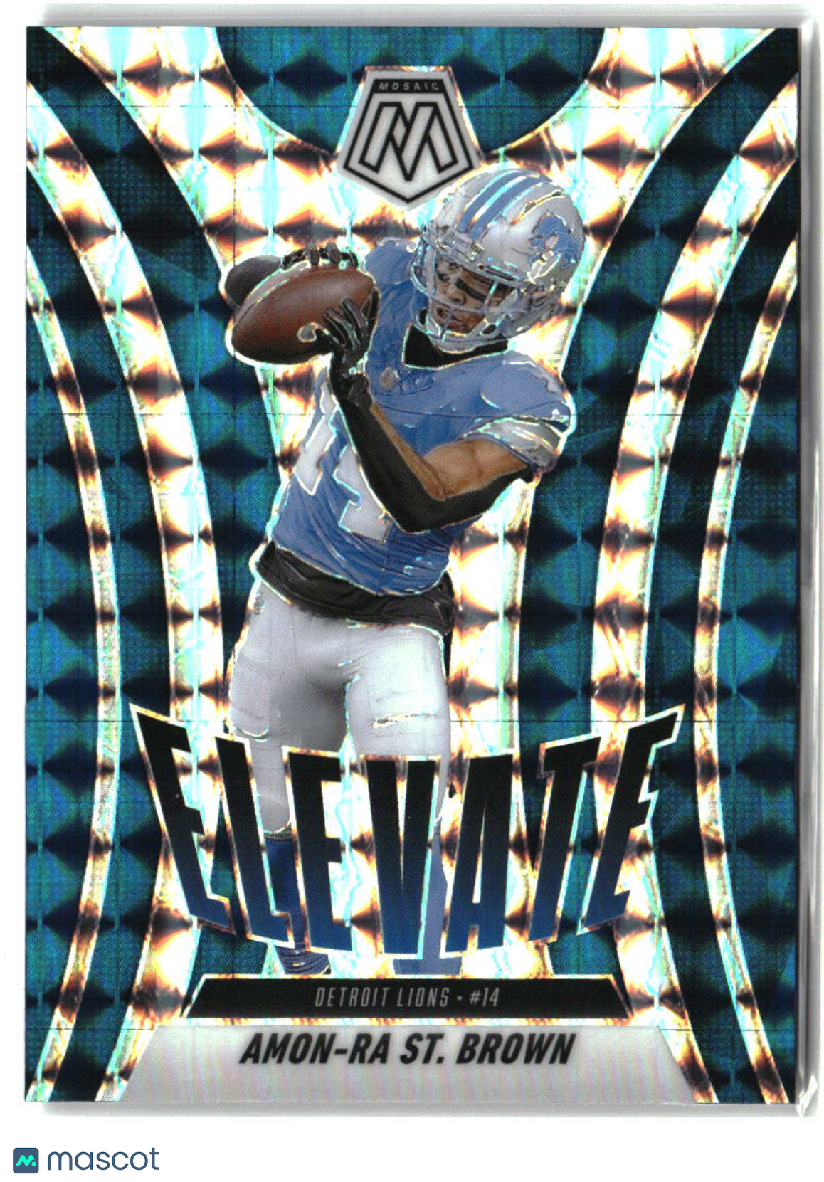 Amon-Ra St. Brown 2025 Panini Mosaic Elevate Mosaic #15