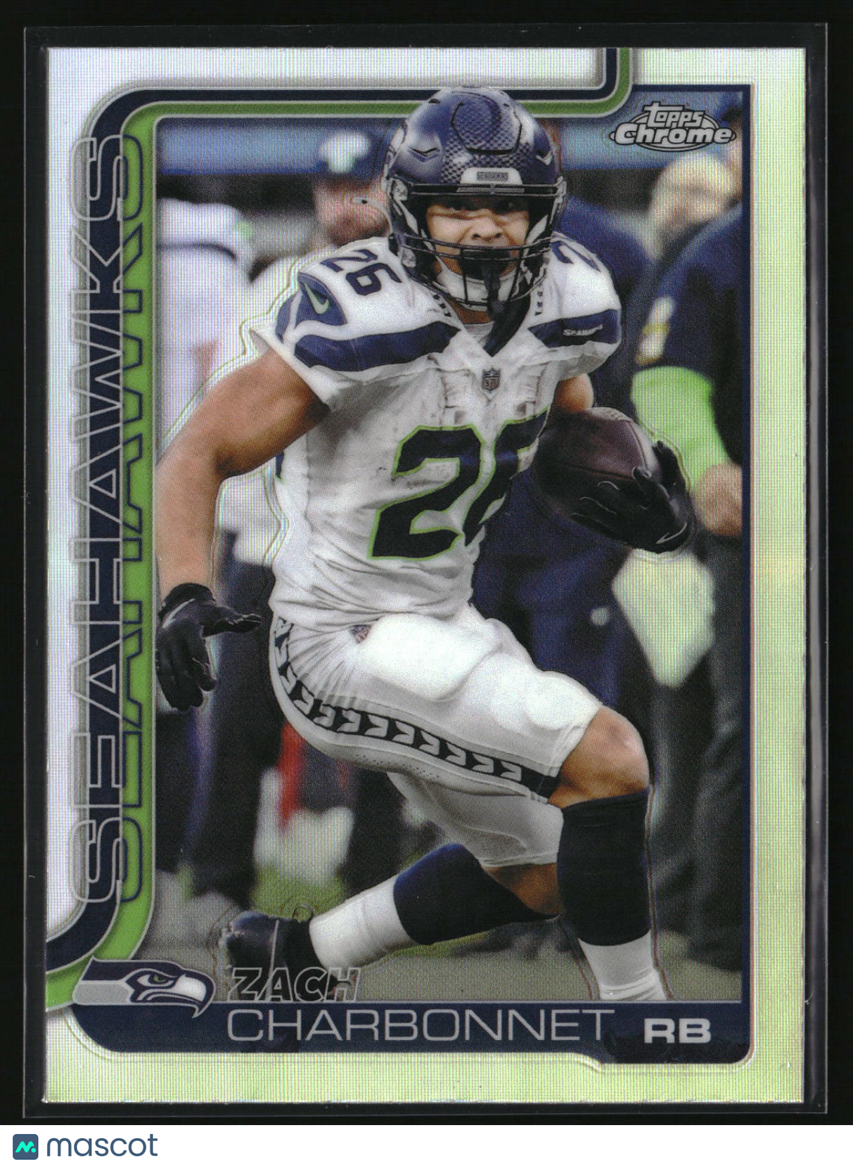 Zach Charbonnet 2025 Topps Chrome - Topps Refractor #279