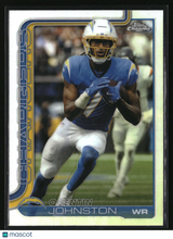 Quentin Johnston 2025 Topps Chrome - Topps Refractor #159