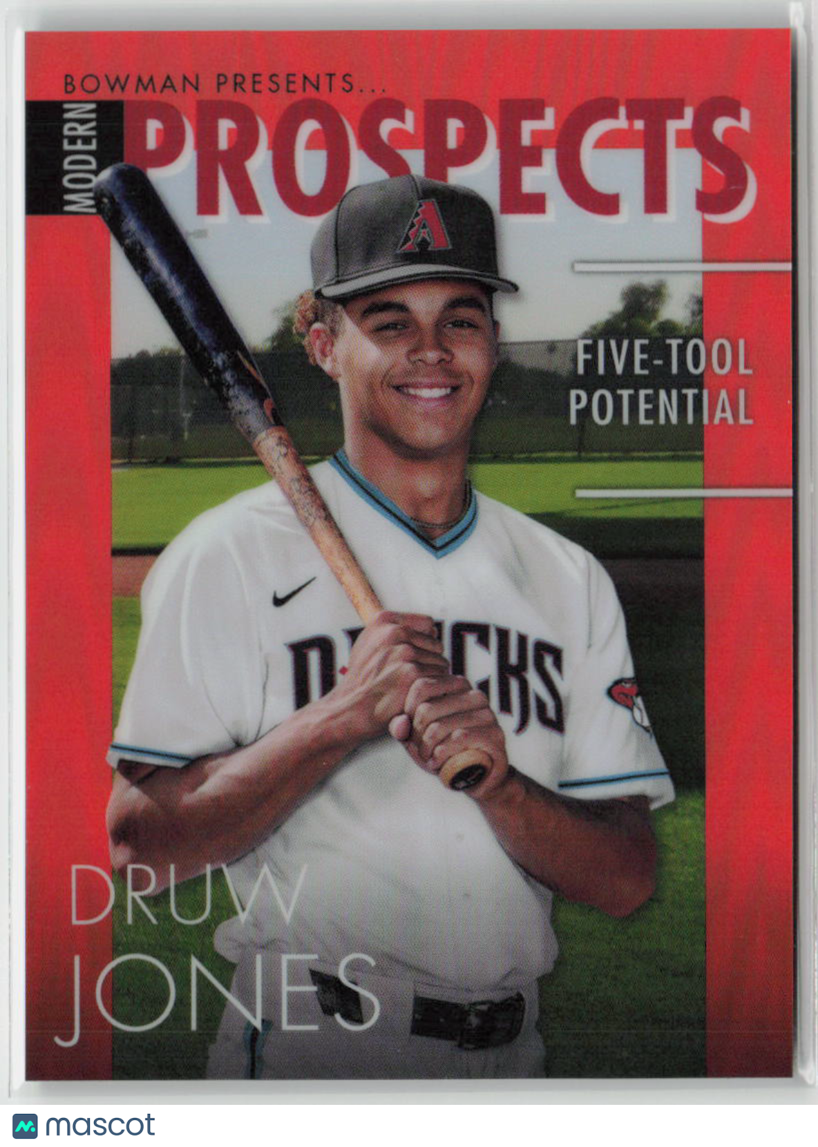 Druw Jones 2023 Bowman Modern Prospects Orange Refractors #MP-3 #/25
