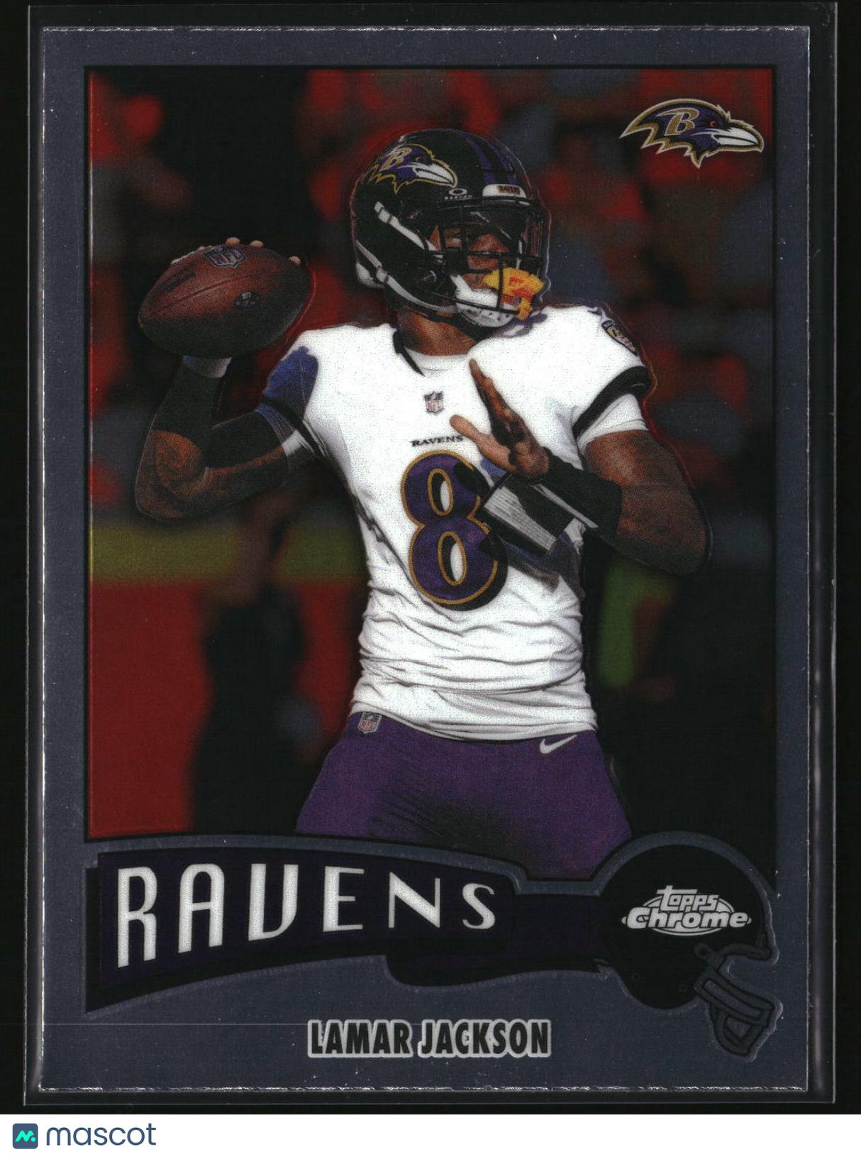 Lamar Jackson 2025 Topps Chrome 1975 Topps #1975-3
