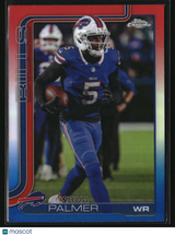 Joshua Palmer 2025 Topps Chrome Red White and Blue Refractor #31