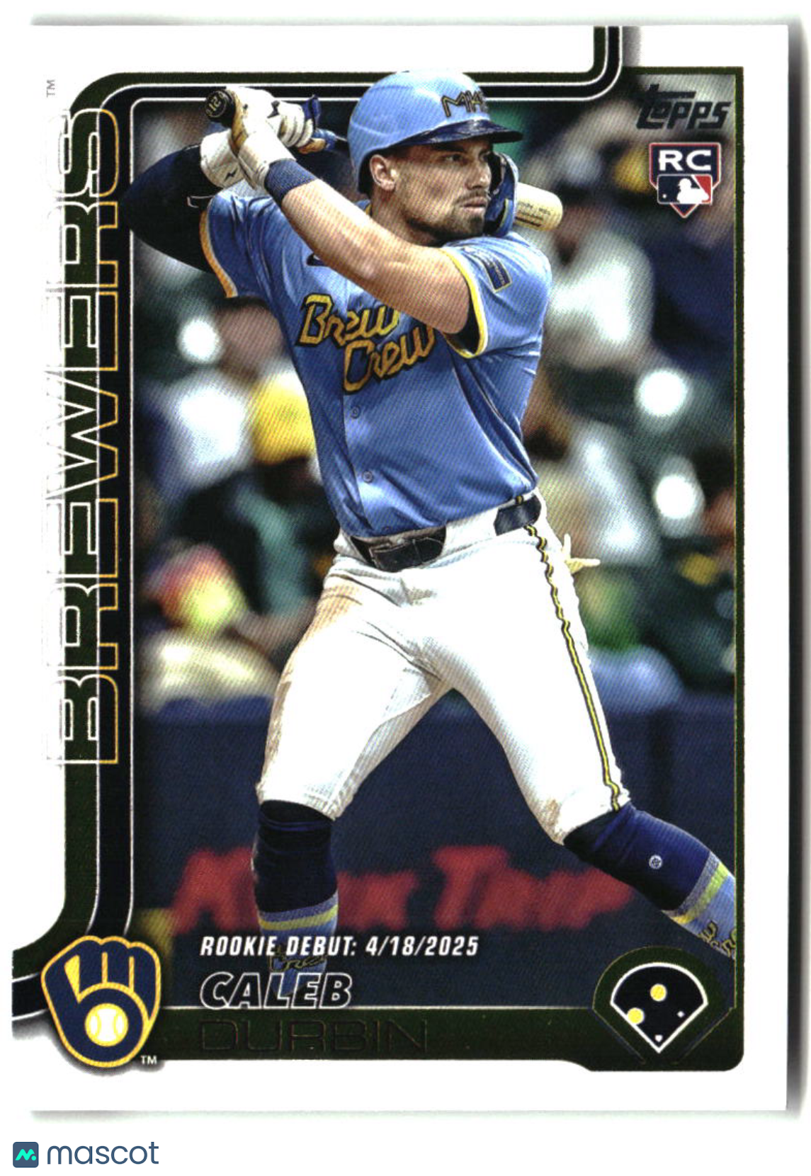 Caleb Durbin 2025 Topps Update #US59