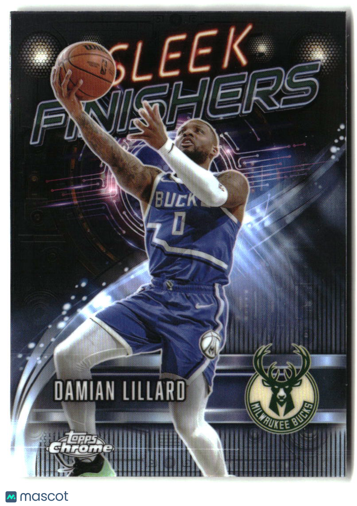 Damian Lillard 2025-26 Topps Chrome Sleek Finishers #SF-9