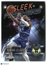 Damian Lillard 2025-26 Topps Chrome Sleek Finishers #SF-9