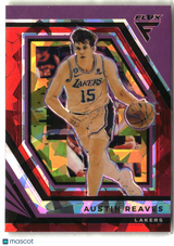 Austin Reaves 2022-23 Panini Flux Red Cracked Ice #200
