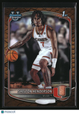 Shelton Henderson 2025-26 Bowman Chrome Prospects Reptilian Refractor #BCP-10