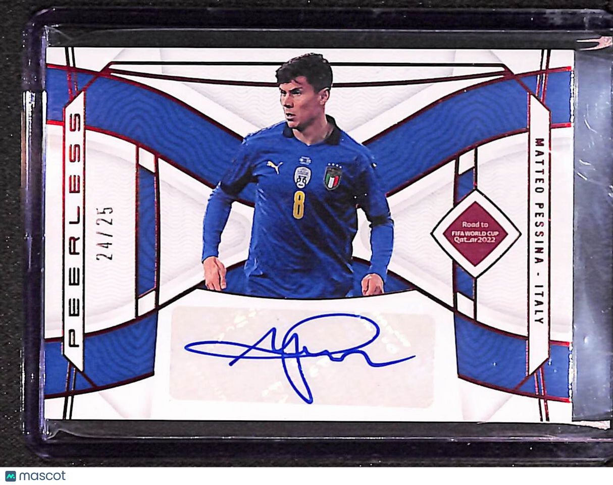 Matteo Pessina 2022 NT FIFA Peerless Signatures Ruby #PS-MPA #/25