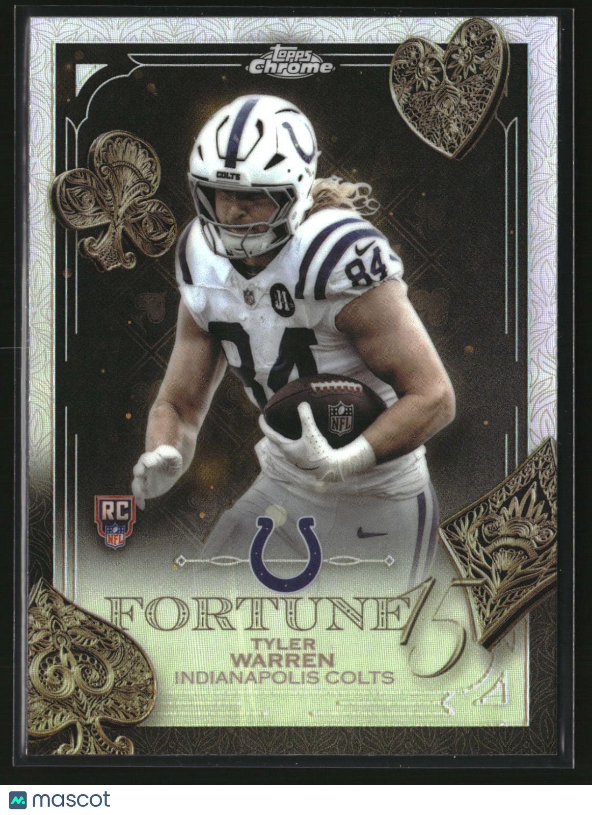 Tyler Warren 2025 Topps Chrome Football Refractor #F15-30