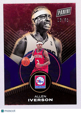 Allen Iverson 2024-25 Panini Player of the Day Blue #53 #/50