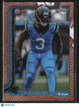 Princely Umanmielen 2025 Topps Chrome Football Football Leather Refractor #377