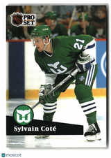 Sylvain Cote 1991-92 Pro Set French #82