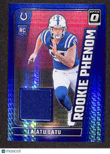 Laiatu Latu 2024 Donruss Optic Rookie Phenoms Blue Hyper #RPB-LLU