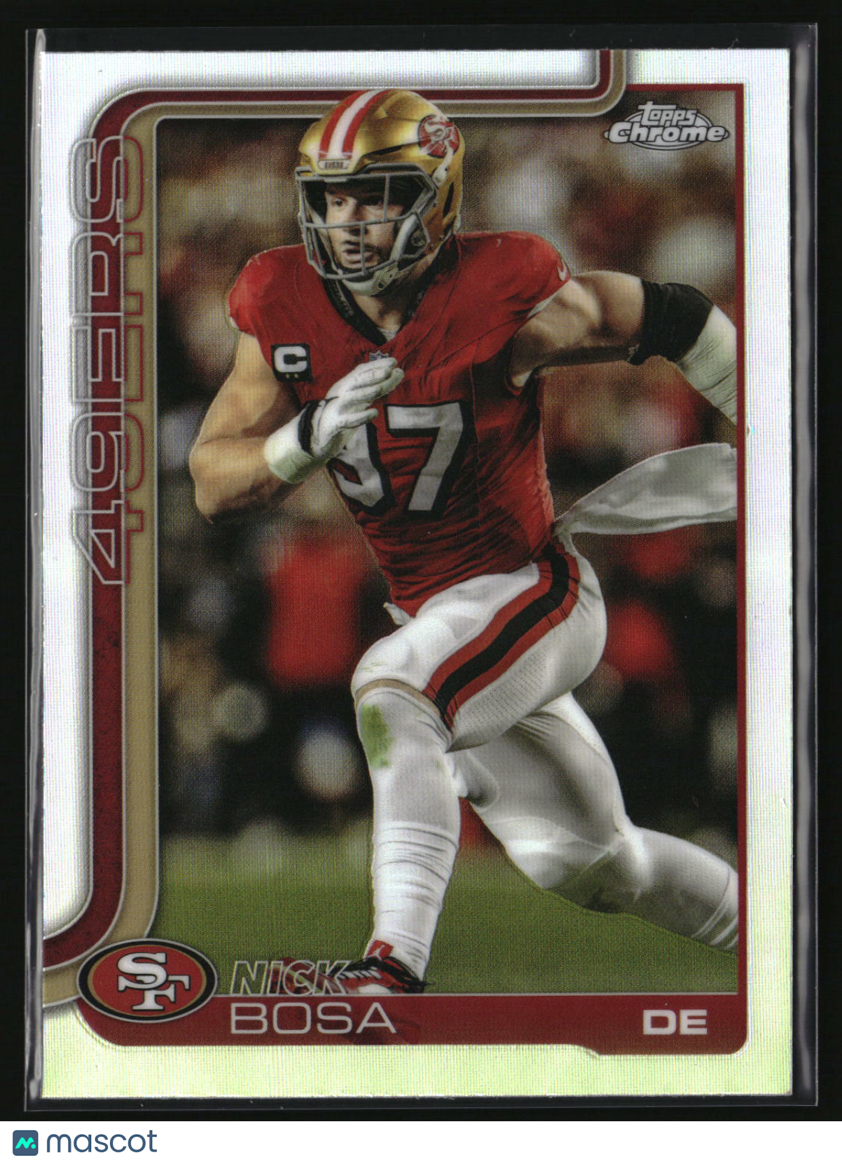Nick Bosa 2025 Topps Chrome Refractor #264