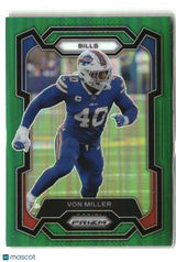 Von Miller 2023 Panini Prizm Green #36