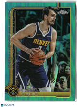 Dario �ari? 2025-26 Topps Chrome Teal Refractor #77 #/299