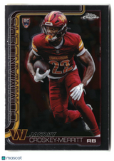 Jacory Croskey-Merritt 2025 Topps Chrome #387