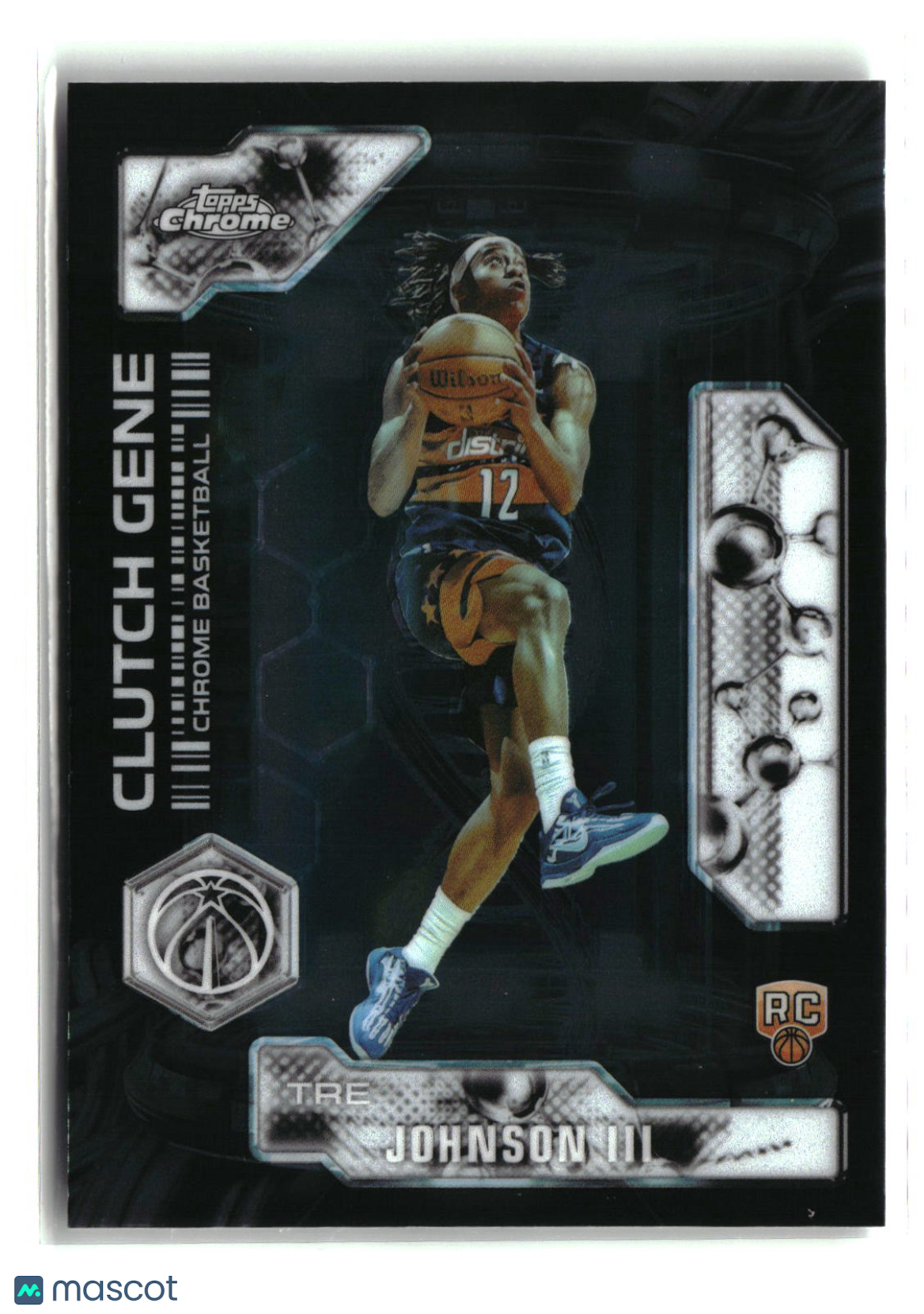 Tre Johnson III 2025-26 Topps Chrome Update Clutch Gene #CG-16