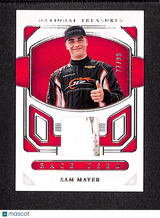 Sam Mayer 2023 Panini National Treasures Race Used Tires #RU-SMY #/99