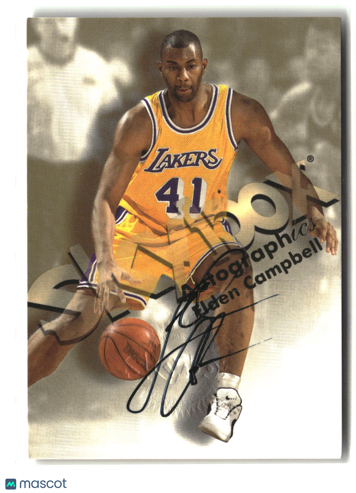 Elden Campbell 1998-99 SkyBox Premium Autographics #NNO
