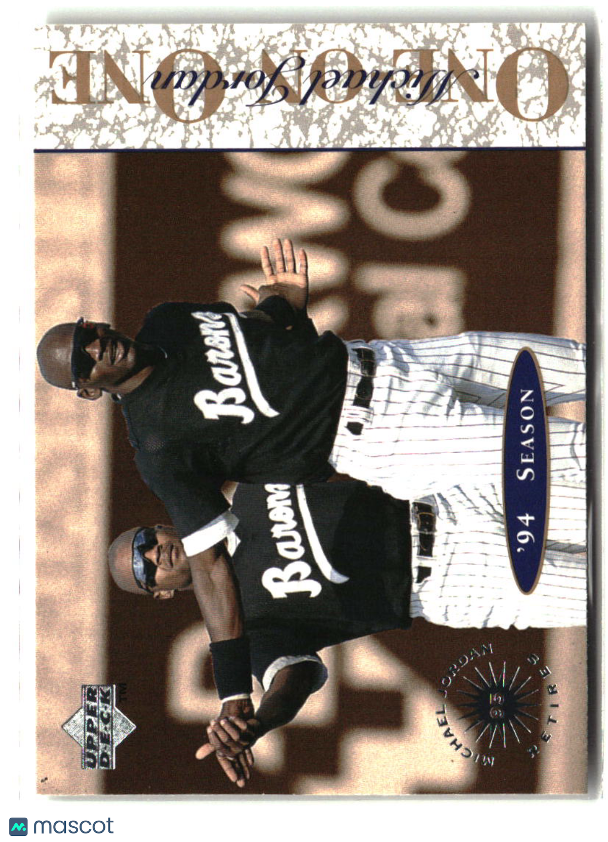 Michael Jordan 1995 Upper Deck Minor League Michael Jordan One On One #7
