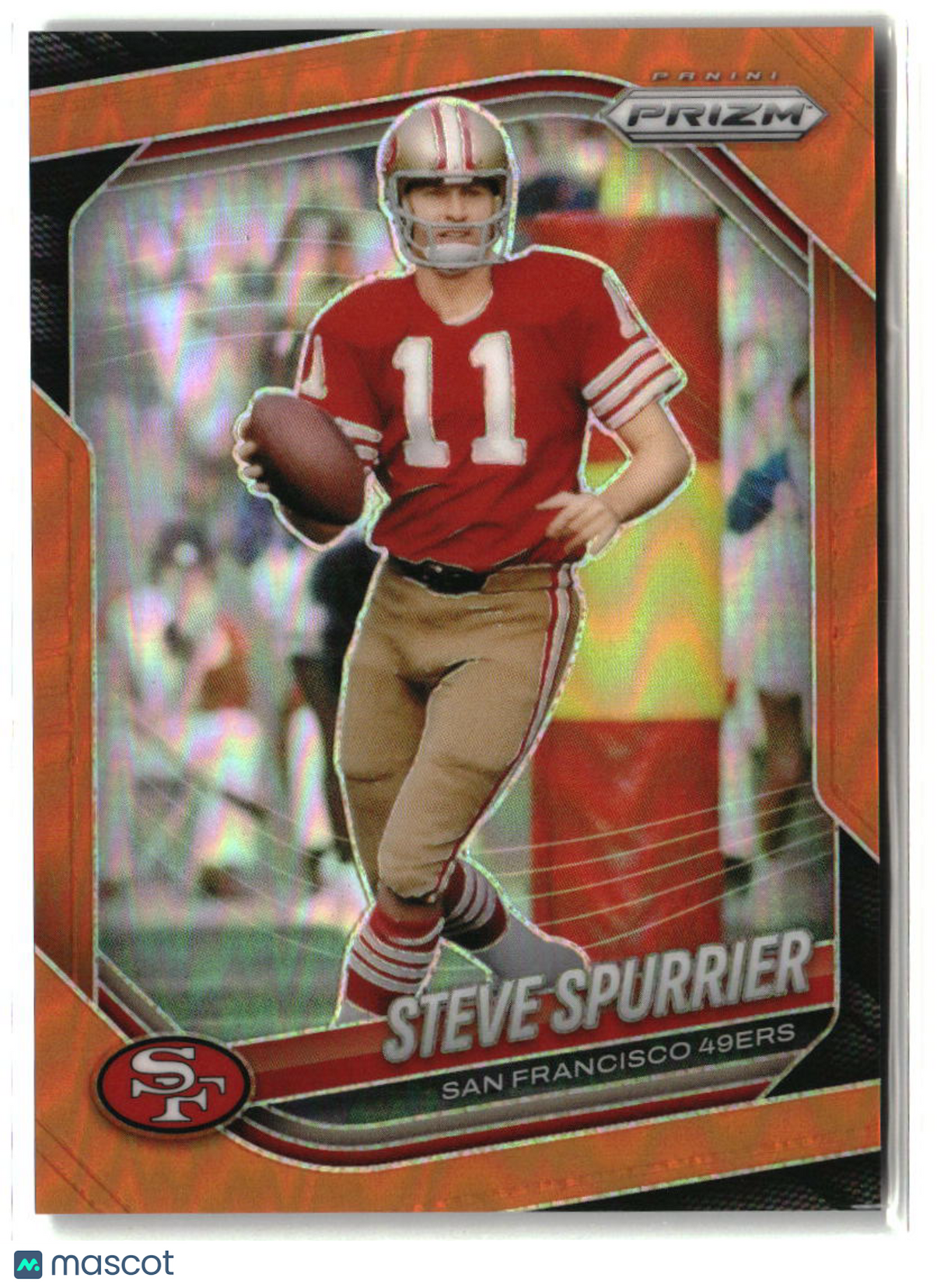 Steve Spurrier 2025 Panini Prizm Orange #157 #/249