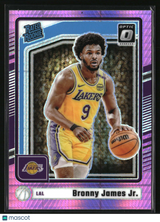Bronny James Jr. 2024-25 Donruss Optic Hyper Pink #282
