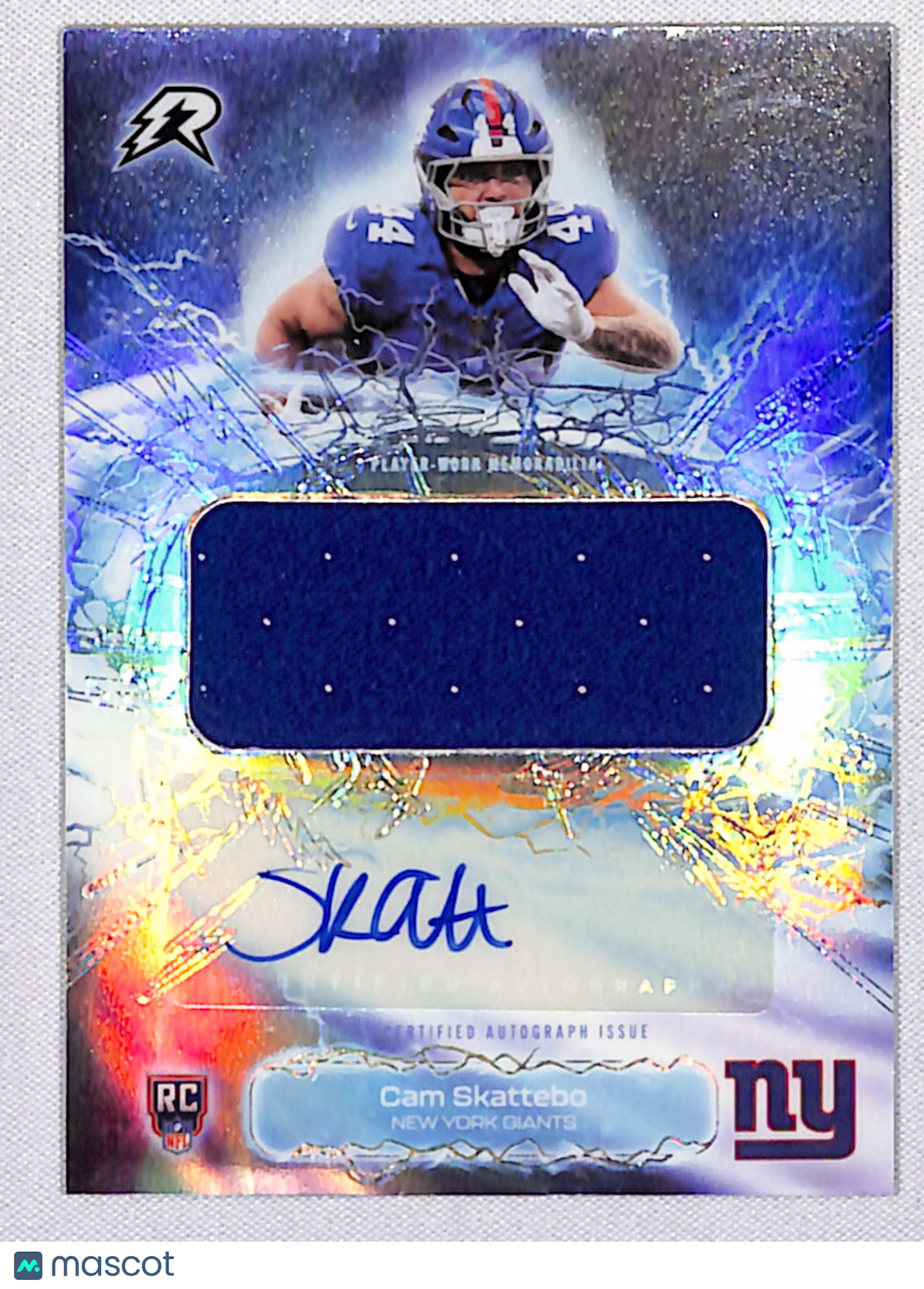 Cam Skattebo 2025 Topps Resurgence Radial Rookie Relic Autographs #RRA-CS