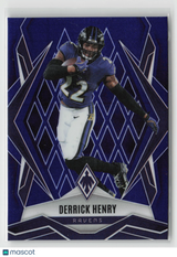 Derrick Henry 2025 Panini Phoenix Blue Hyper Prizm #10