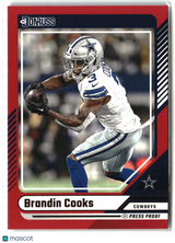 Brandin Cooks 2024 Donruss Press Proof Red #297
