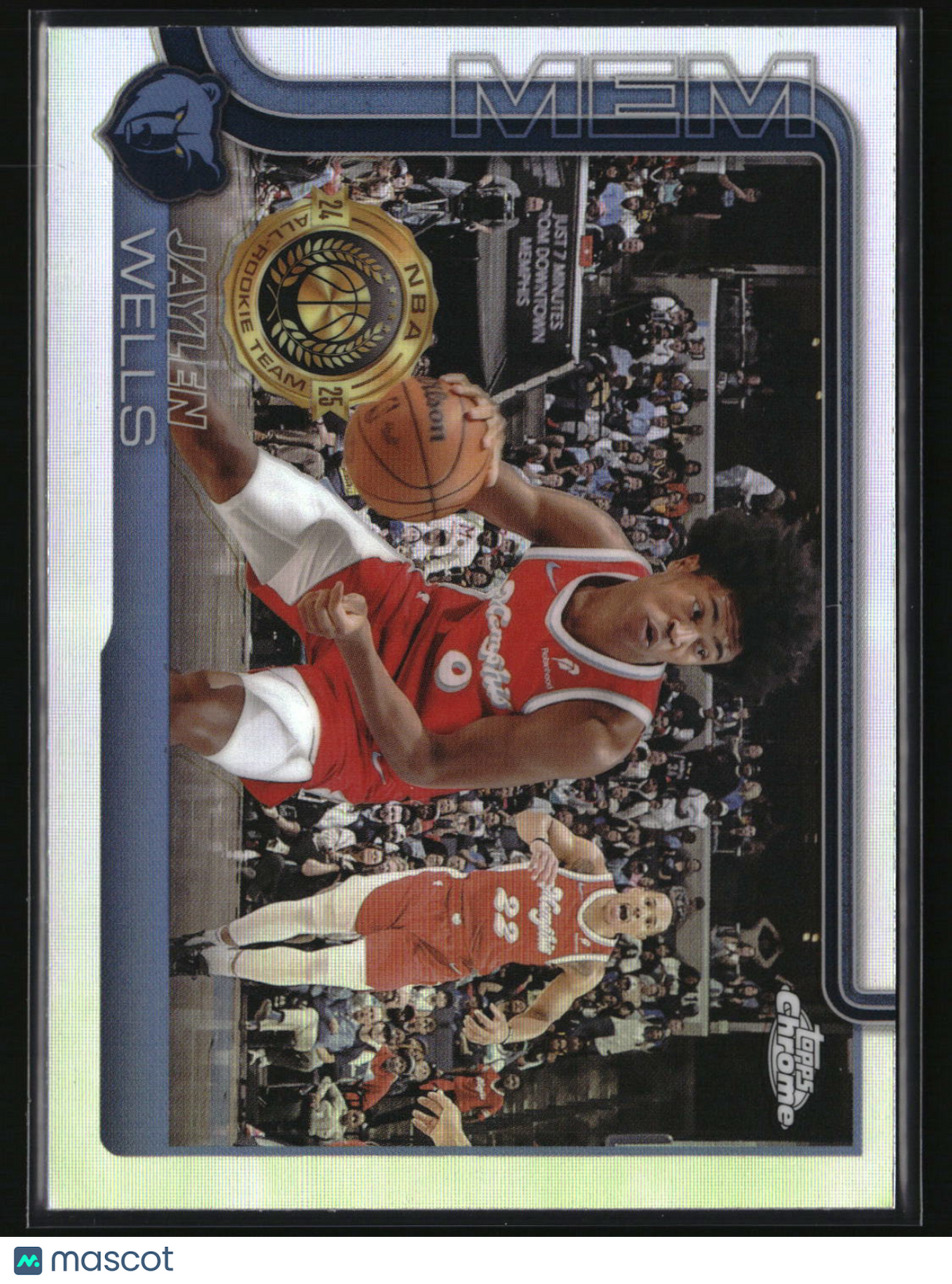 Jaylen Wells 2025-26 Topps Chrome Refractor #200