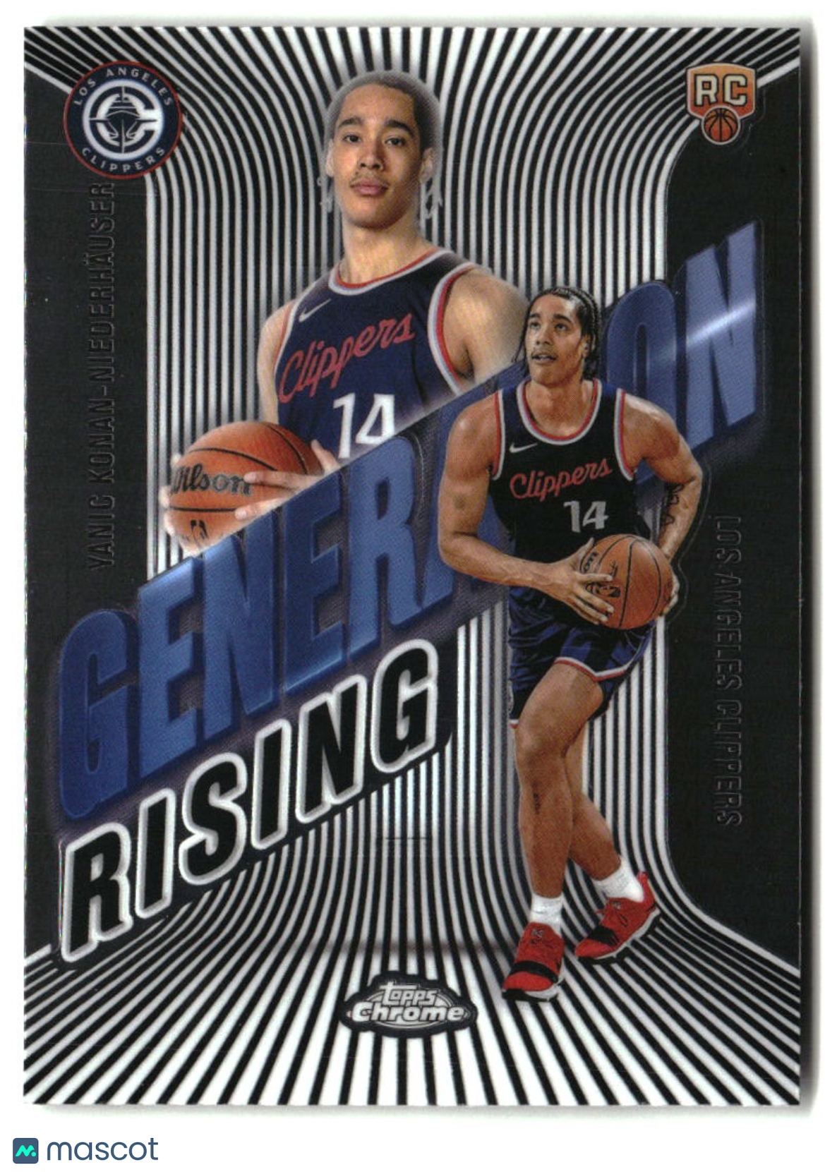 Yanic Konan Niederh�user 2025-26 Topps Chrome Generation Rising #GR-20