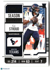 C.J. Stroud 2023 Panini Contenders #40
