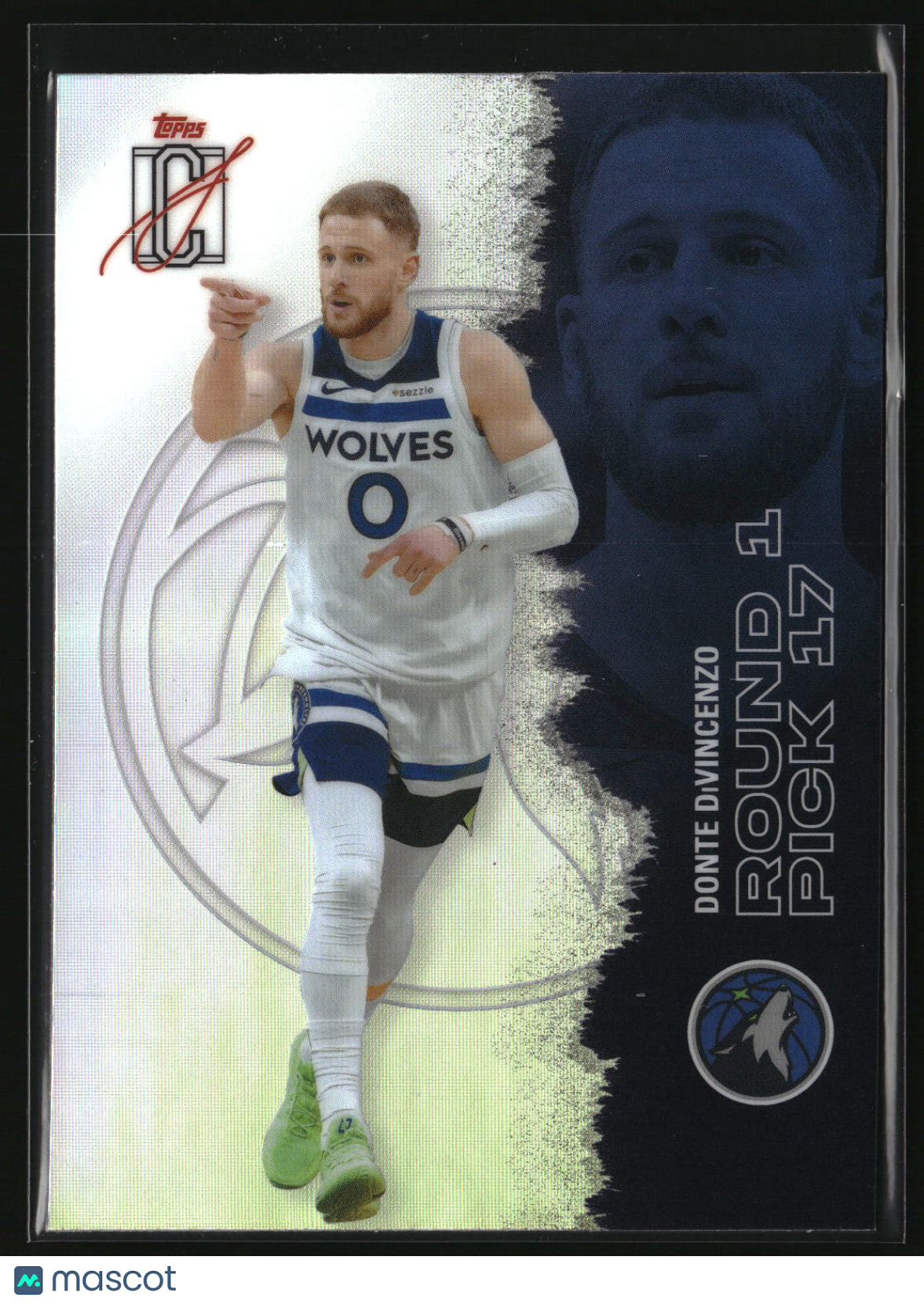 Donte DiVincenzo 2025-26 Topps Signature Class Chrome Refractors #91