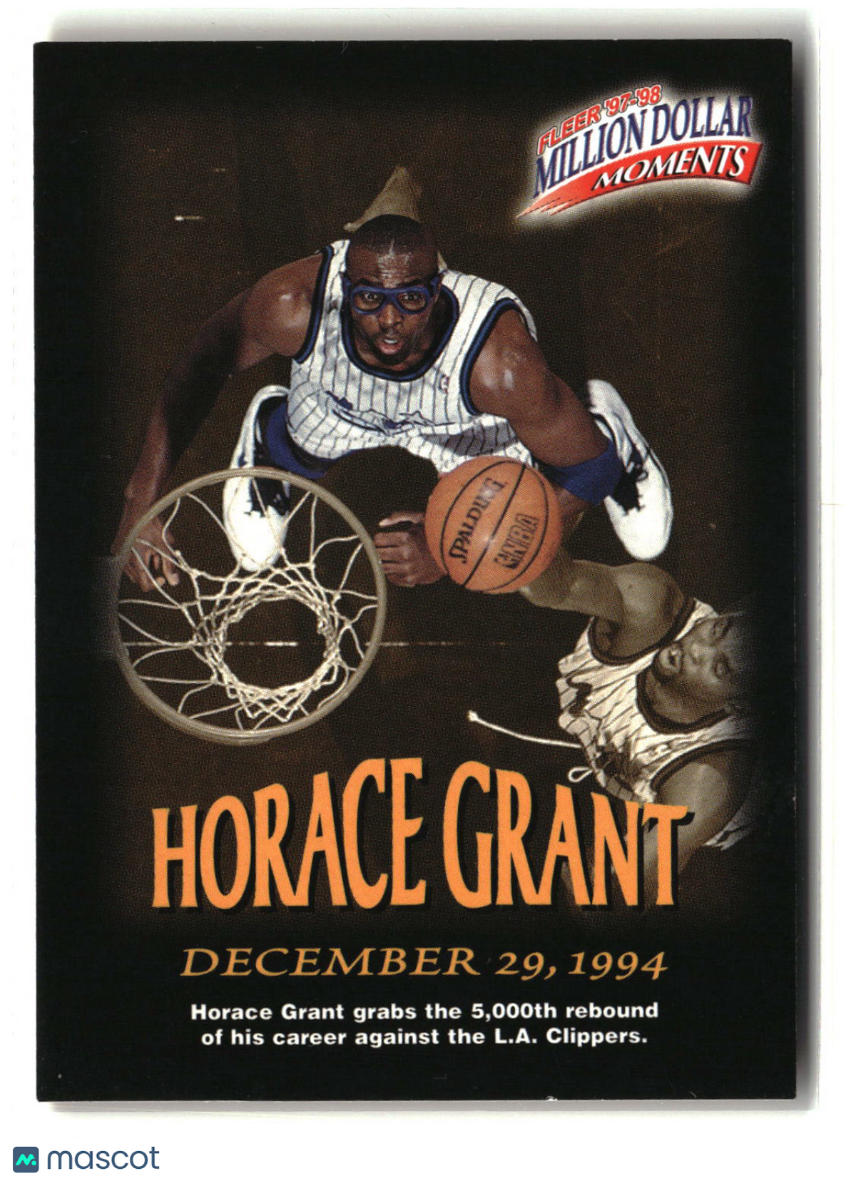 Horace Grant 1997-98 Fleer Million Dollar Moments #35