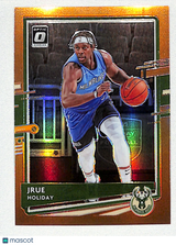 Jrue Holiday 2020-21 Donruss Optic Orange #106 #/199