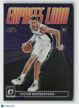 Victor Wembanyama 2023-24 Donruss Optic Express Lane Purple #8