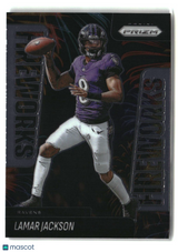 Lamar Jackson 2025 Panini Prizm Fireworks #22