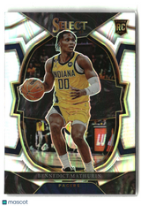 Bennedict Mathurin 2022-23 Panini Select Silver Prizms #79