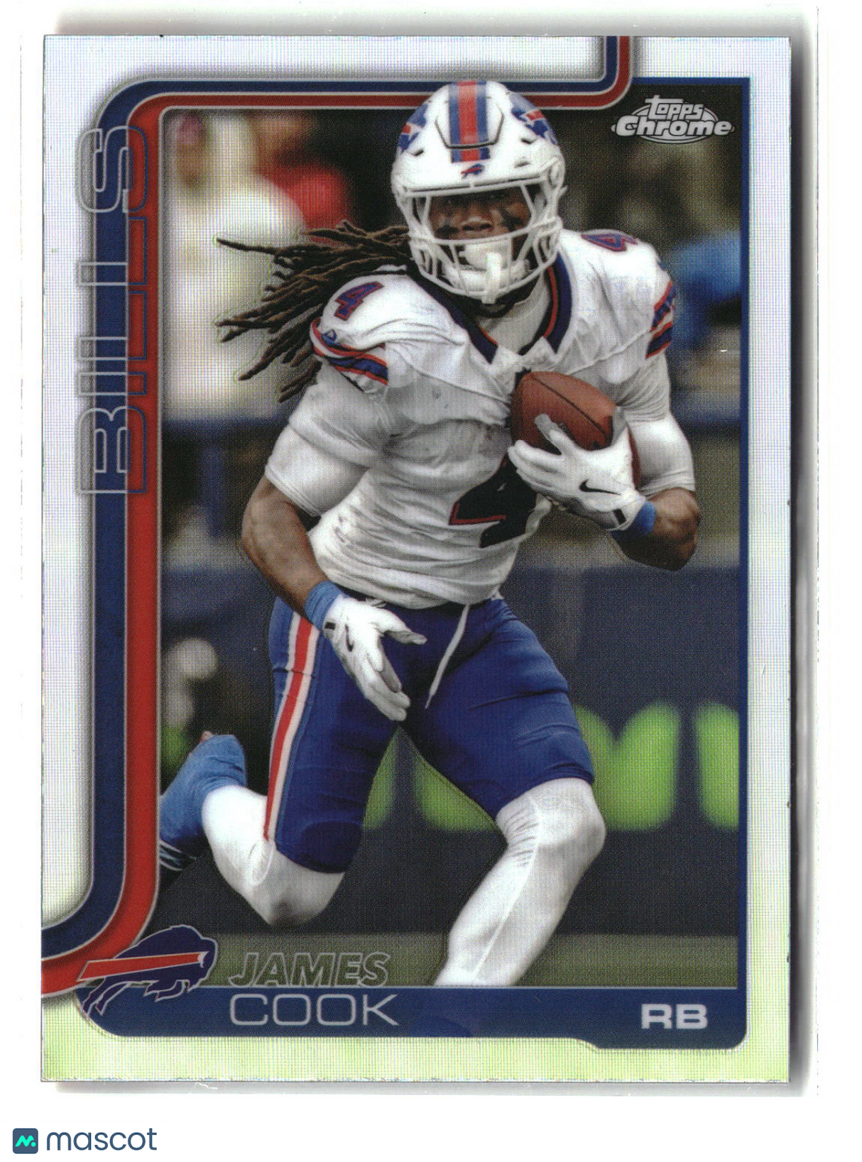 James Cook 2025 Topps Chrome Refractor #35