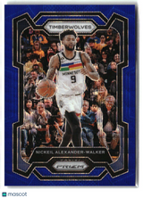 Nickeil Alexander-Walker 2023-24 Panini Prizm Prizms Blue Wave #218