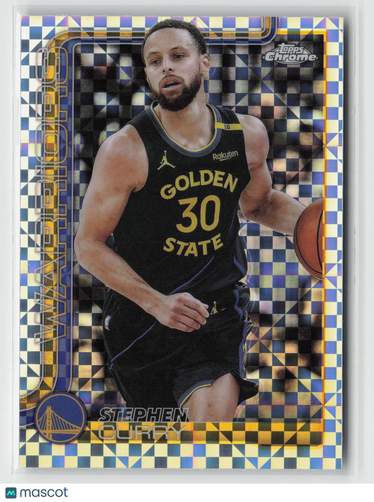 Stephen Curry 2025-26 Topps Chrome X-Fractor #201