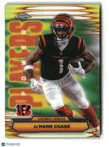 Ja'Marr Chase 2025 Topps Chrome Power Players Refractor #PP-21