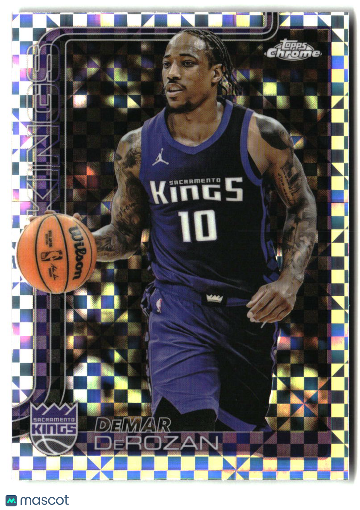 DeMar DeRozan 2025-26 Topps Chrome X-Fractor #240
