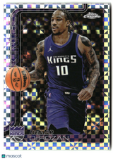 DeMar DeRozan 2025-26 Topps Chrome X-Fractor #240