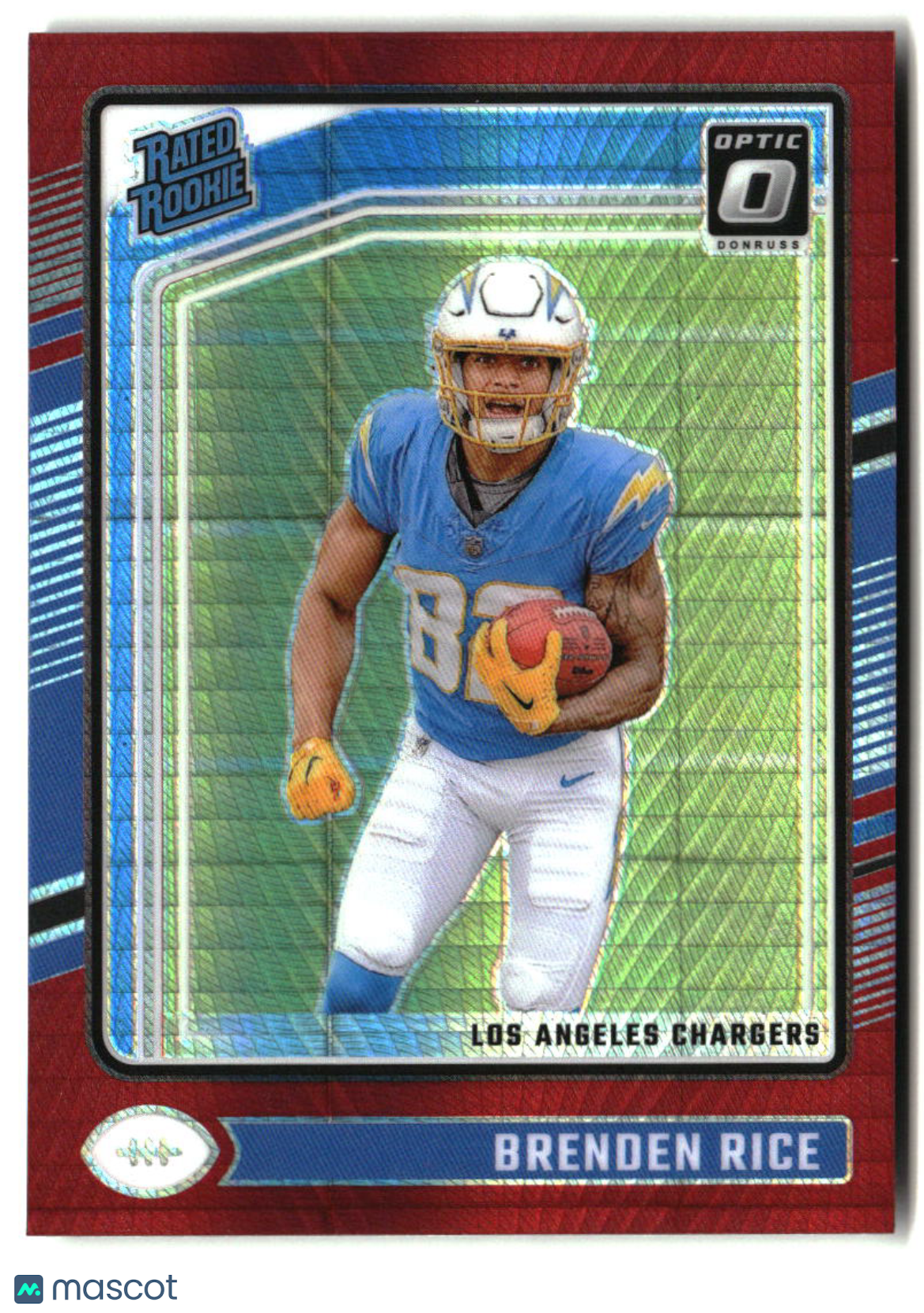 Brenden Rice 2024 Donruss Optic Red Hyper #213