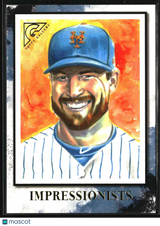 Jacob deGrom 2019 Topps Gallery Impressionists #IM-17