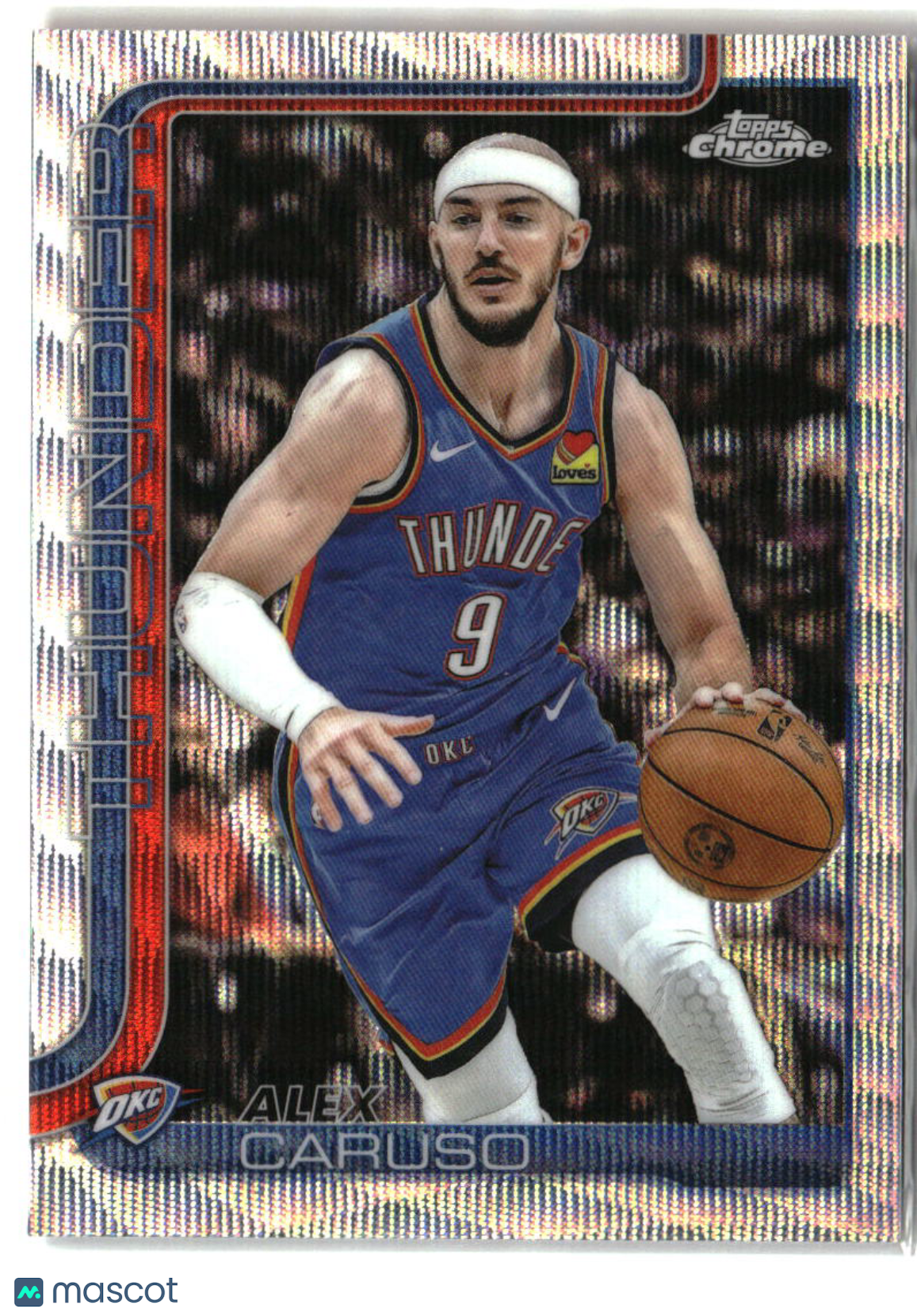 Alex Caruso 2025-26 Topps Chrome Wave Refractor #170