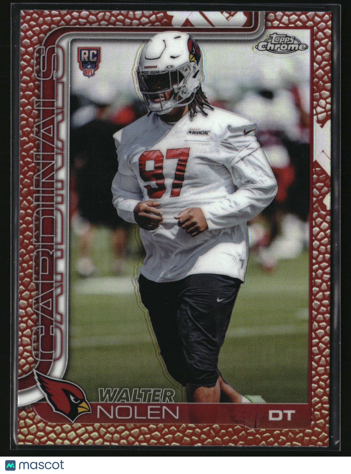 Walter Nolen 2025 Topps Chrome Football Leather Refractor #365