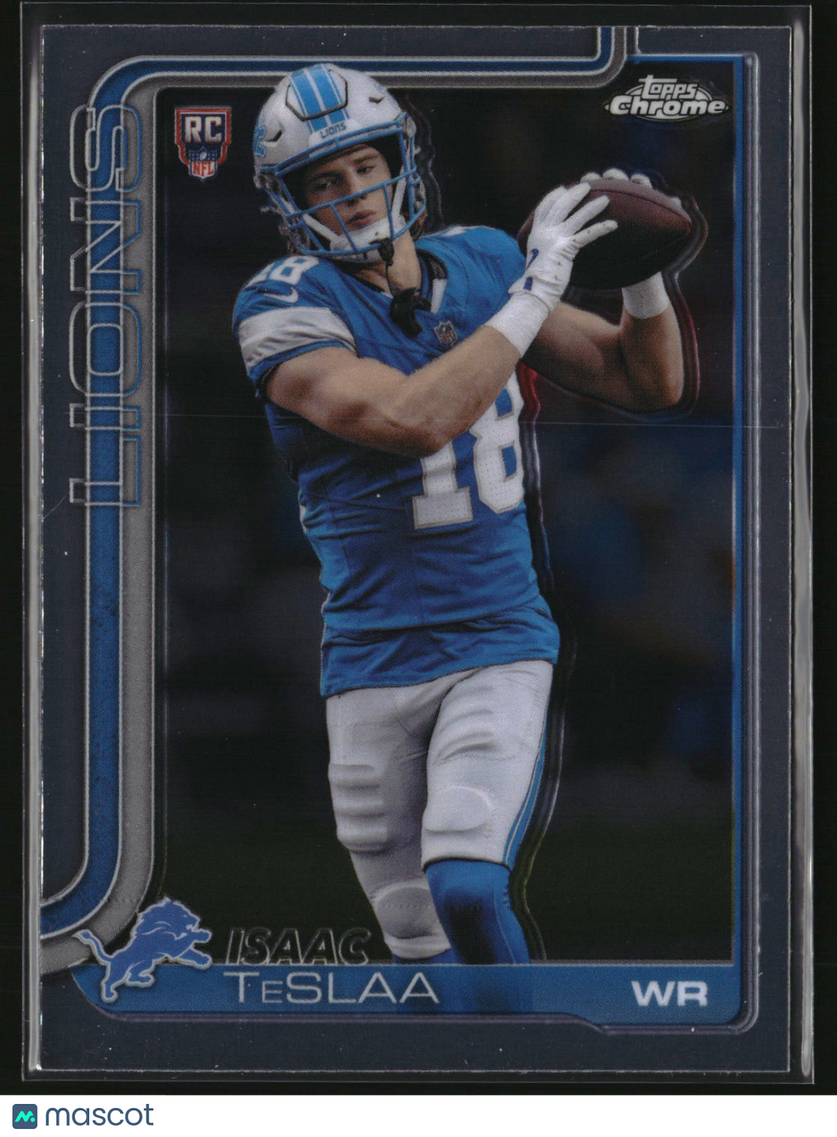 Isaac TeSlaa 2025 Topps Chrome Football #320
